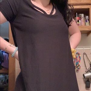 derek heart tshirt dress